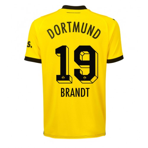 Moški Nogometni dresi Borussia Dortmund Julian Brandt #19 Domači 2023-24 Kratek Rokav